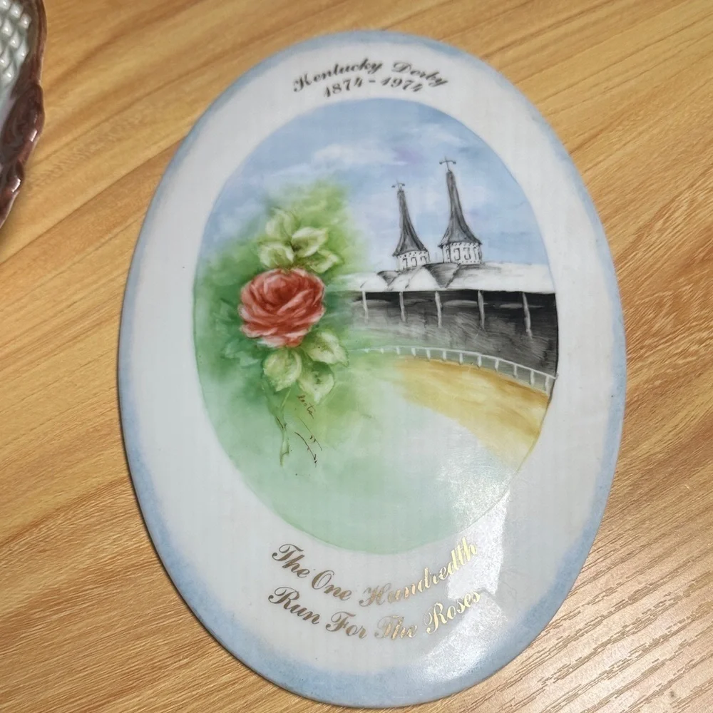 Kentucky derby 1864-1974 Decorative Plates the one hundredth run for the roses